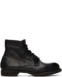 Guidi Black Army Lace Up Boots