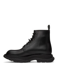 Alexander McQueen Black Beauty Lace Up Boots