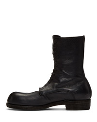 Guidi Black Big Daddy Lace Up Boots