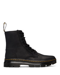 Dr. Martens Black Combs Lace Up Boots