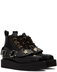 Charles Jeffrey Loverboy Black Cox Edition D Ring Boots