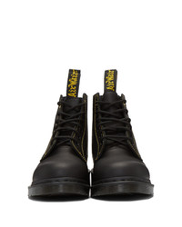 Yohji Yamamoto Black Dr Martens Edition Lace Up Boots