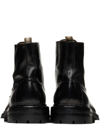 Officine Creative Black Exeter 4 Boots