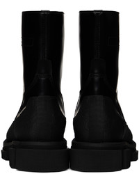 Both Black Gao Boots