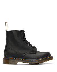 Dr. Martens Black Greasy 1460 Boots