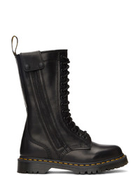 Dr. Martens Black Hanely Lace Up Boots