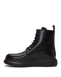 Alexander McQueen Black Hybrid Boots