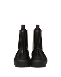 Alexander McQueen Black Hybrid Boots