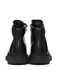 Moncler Black Isaac Lace Up Boots