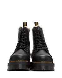 Dr. Martens Black Jadon Faux  Boots