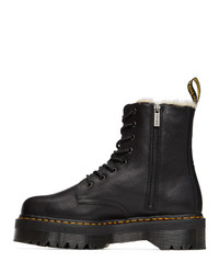 Dr. Martens Black Jadon Faux  Boots