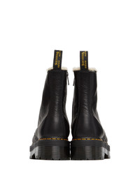 Dr. Martens Black Jadon Faux  Boots