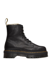 Dr. Martens Black Jadon Faux  Boots