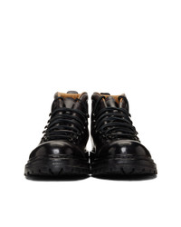 Officine Creative Black Kontra 003 Boots