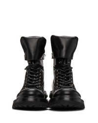 ADYAR Black Lace Up Boots
