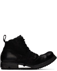 Boris Bidjan Saberi Black Leather Boot4 Boots