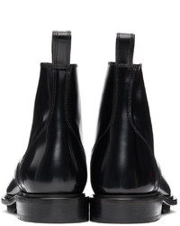 A.P.C. Black Leather Charlie Boots