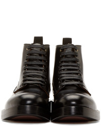 Paul Smith Black Leather Kelly Boots