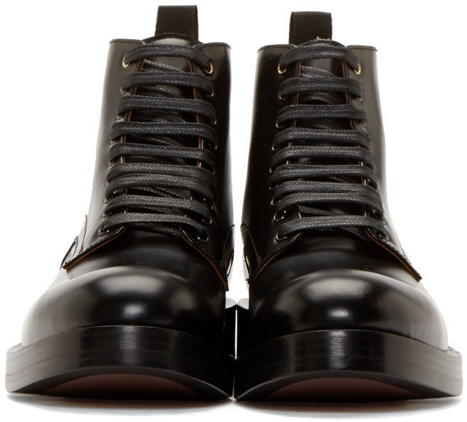 Paul Smith Black Leather Kelly Boots, $775, SSENSE