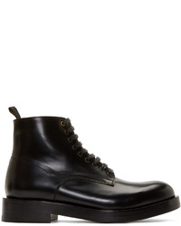 Paul Smith Black Leather Kelly Boots