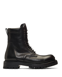 Rick Owens Black Low Army Boots
