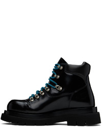 Bottega Veneta Black Lug Hiking Boots