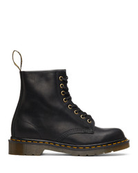 Dr. Martens Black Made In England 1460 Lace Up Boots