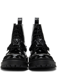 Versace Black Medusa Boots