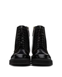 Gucci Black Mystras Lace Up Boots