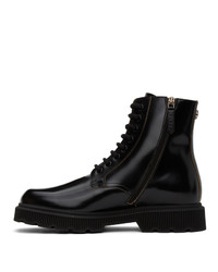 Gucci Black Mystras Lace Up Boots