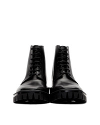 Balenciaga Black Outdoor Rim Boots