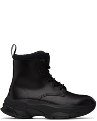 Undercover Black Polished Boots