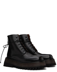 Marsèll Black Quadrarmato Boots