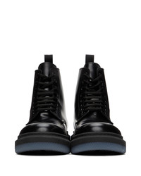 Paul Smith Black Renzo Lace Up Boots