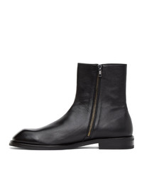 Andersson Bell Black Square Toe Boots