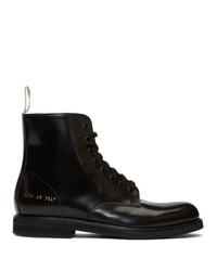 Common Projects Black Standard Combat Boots