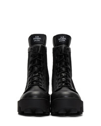 S.R. STUDIO. LA. CA. Black Therapist Lace Up Boots