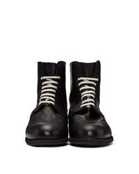 Guidi Black Vintage Ball Boots