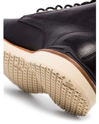 VISVIM Black Virgil Leather Boots
