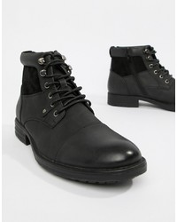 New Look Boots With Zip Detail In Black