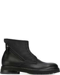 Bruno Bordese Zip Detail Lace Up Boots