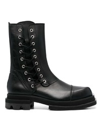 JORDANLUCA Calf Leather Combat Boots