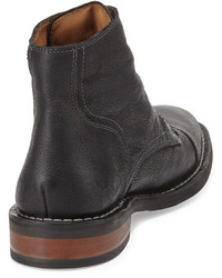 Cole Haan Canton Cap Toe Leather Boot Black