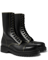 Balenciaga Cap Toe Leather Boots