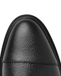 Thom Browne Cap Toe Pebble Grain Leather Boots