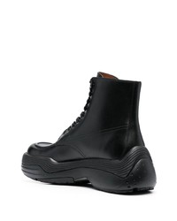 Lanvin Chunky Lace Up Boots