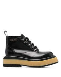 Moschino Chunky Lace Up Combat Boots