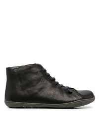 Camper Chunky Lace Up Leather Boots