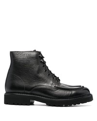 Doucal's Chunky Lace Up Leather Boots