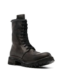 A Diciannoveventitre Chunky Sole Leather Boots